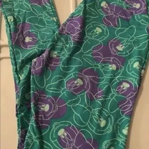 Lularoe Disney os one size Minnie Mouse purple NWT
